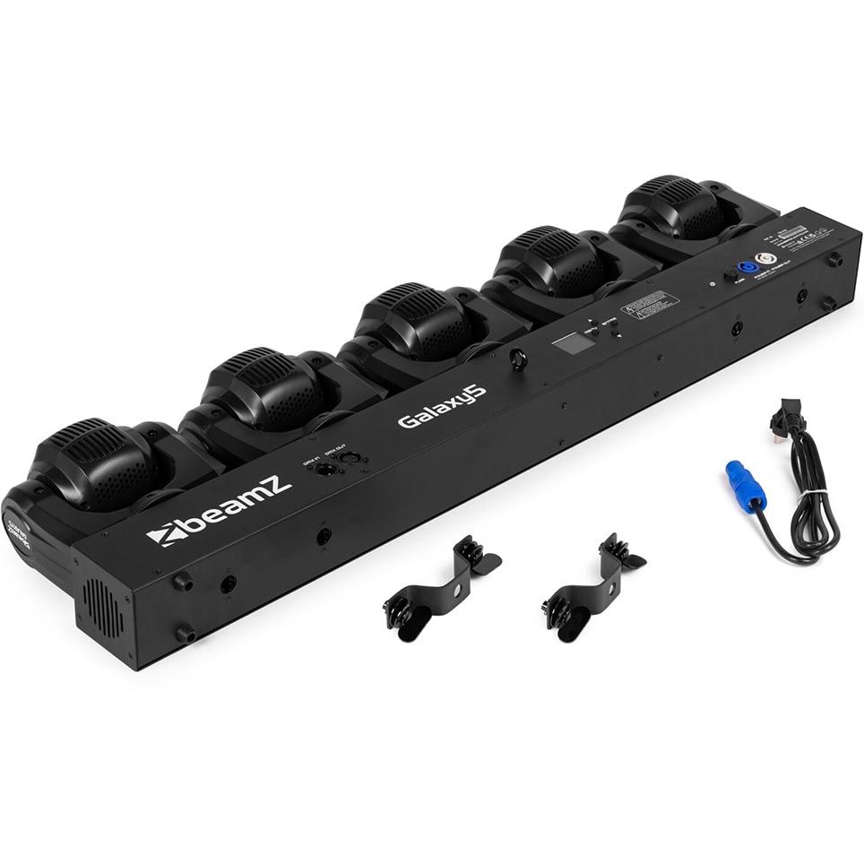 Beamz Galaxy5 Moving Head Bar 5x40W