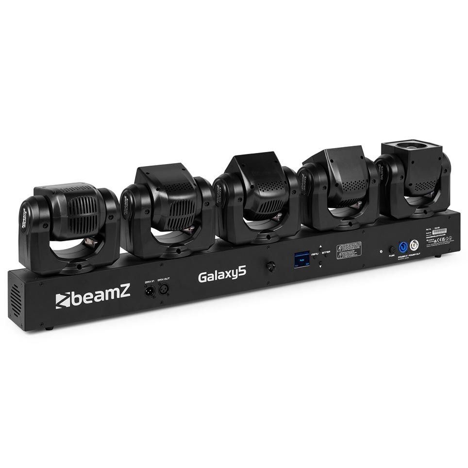 Beamz Galaxy5 Moving Head Bar 5x40W