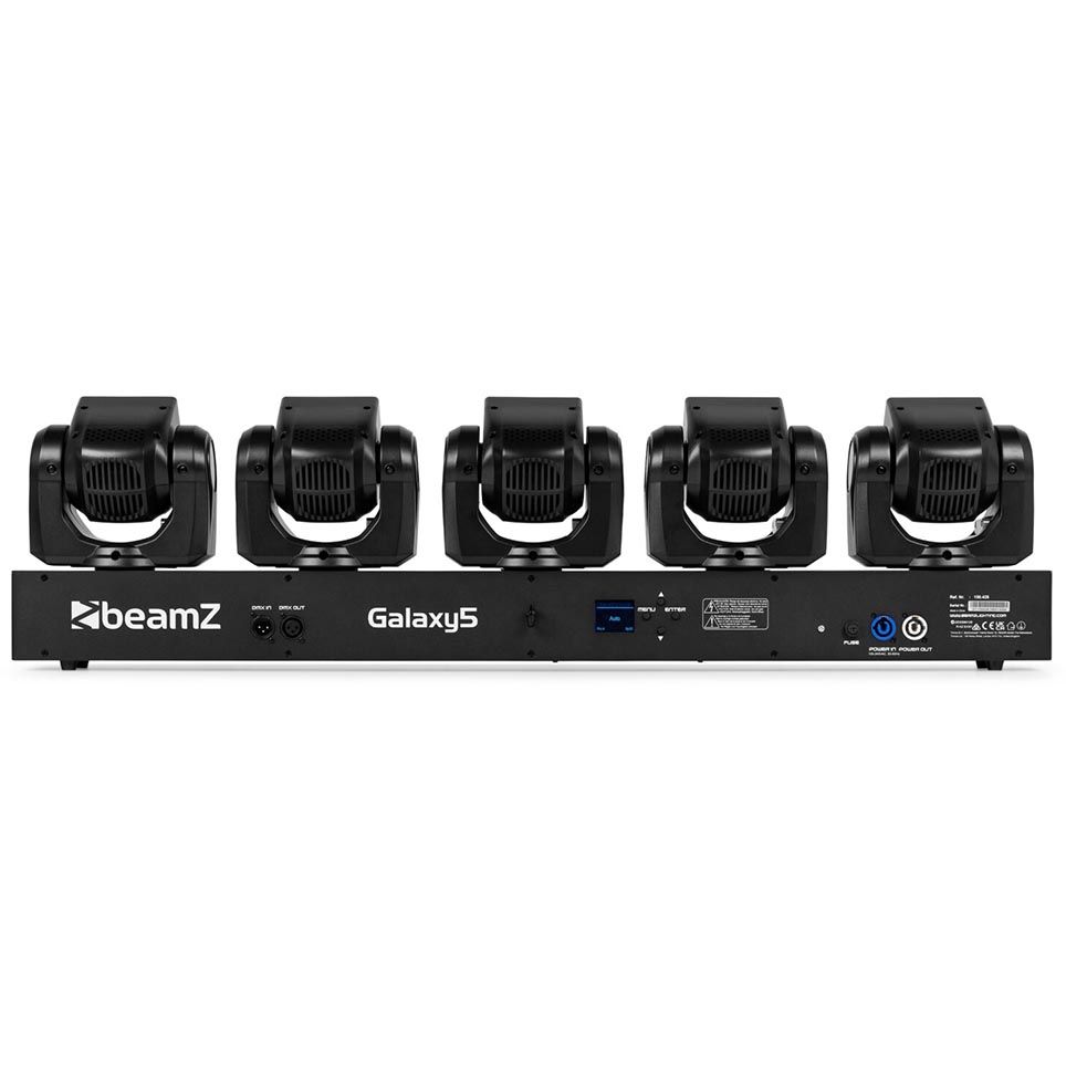 Beamz Galaxy5 Moving Head Bar 5x40W