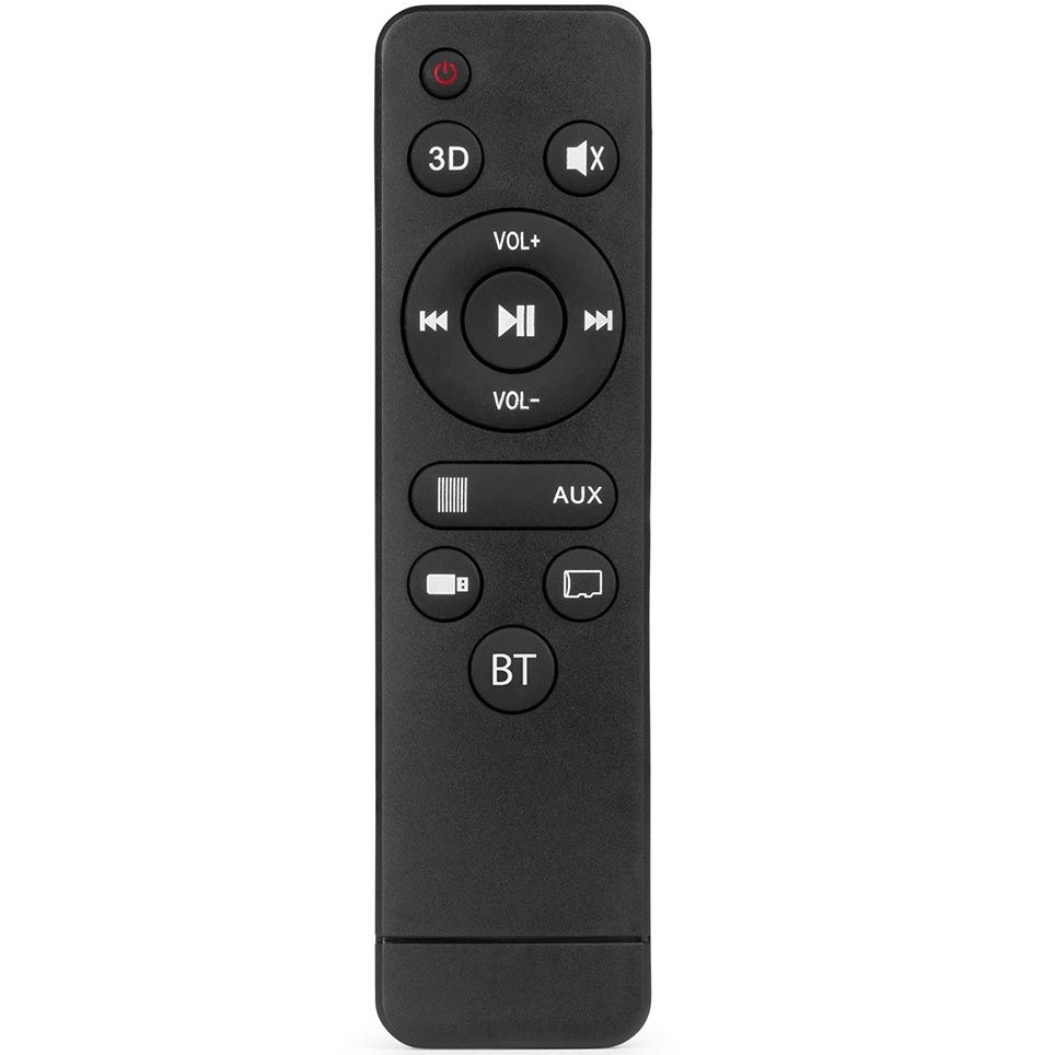 Power Dynamics Powerline B100B In Wall Audio Amplifier BT/LCD Black