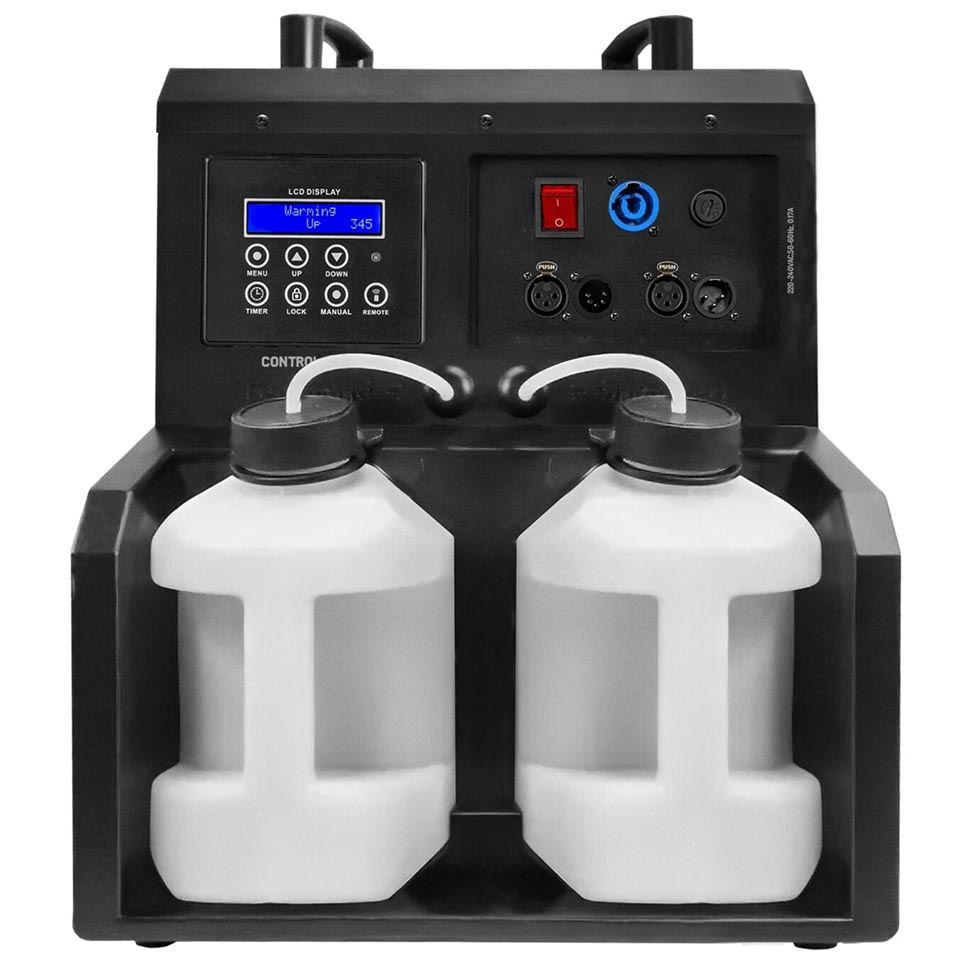 Beamz Cyclone200 Smoke & Bubble Machine with RGBW LEDs