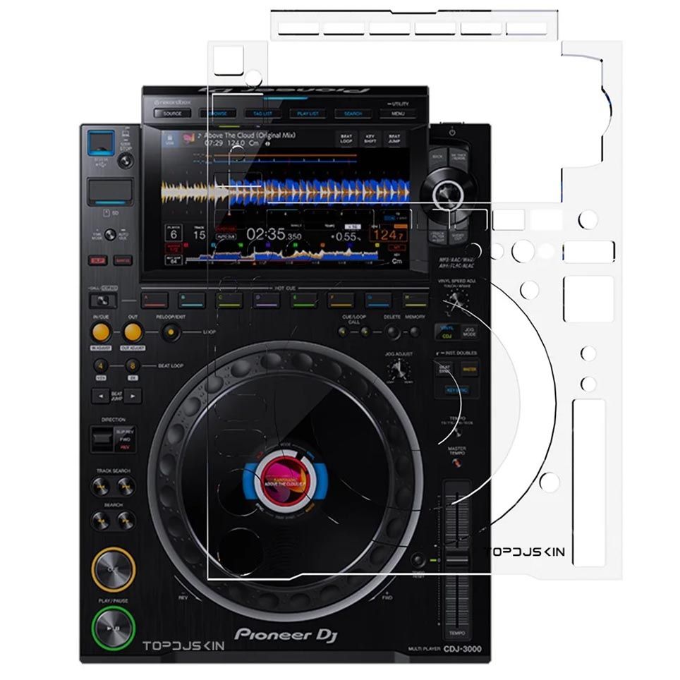 Top DJ Skin PIONEER CDJ 3000 DJ Skin Protector