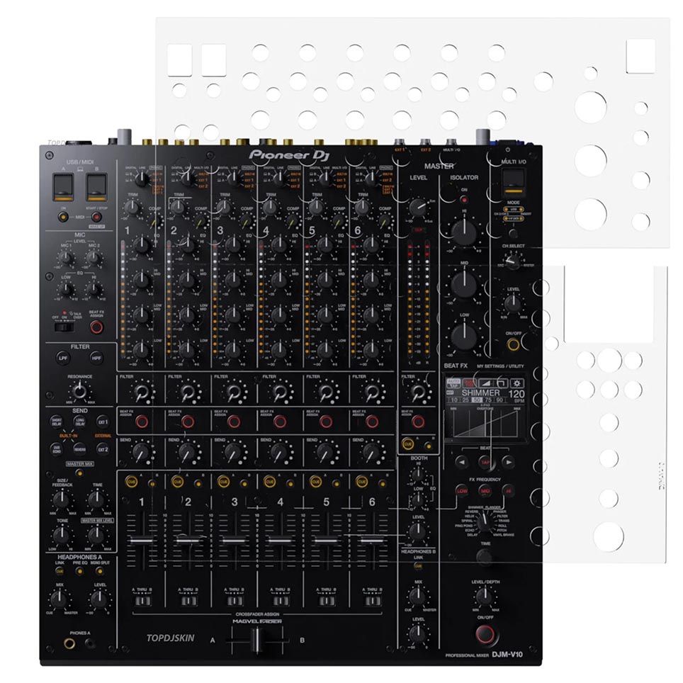 Top DJ Skin PIONEER DJM V10 DJ Skin Protector