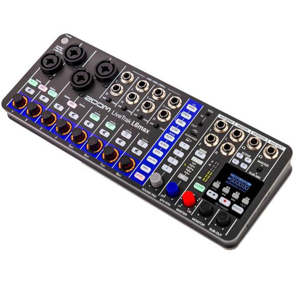 Zoom LiveTrak L6max 12-Channel Mixer & Recorder
