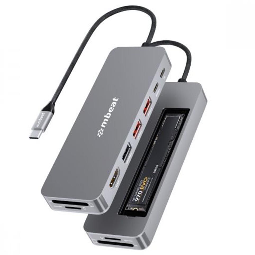MBeat Elite 9-in-1 USB-C Multiport Hub