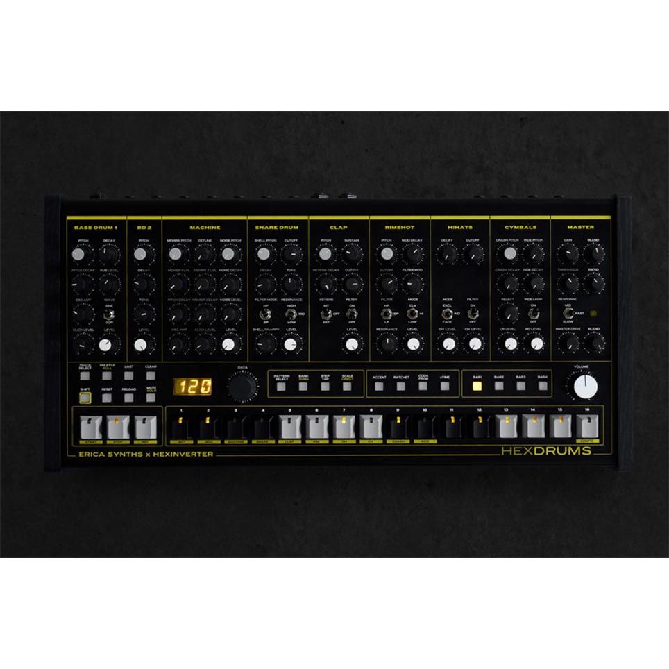 Erica Synths Hexdrums Hexinverter Analog Drum Machine