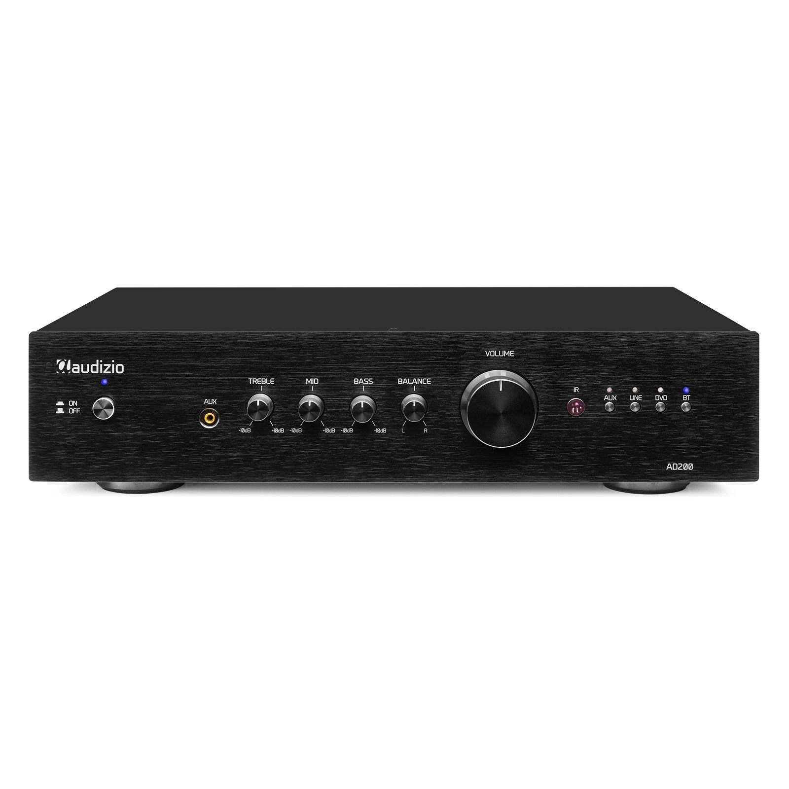 (B-STOCK) Audizio AD200B 2-Channel HiFi Bluetooth Amplifier – Black