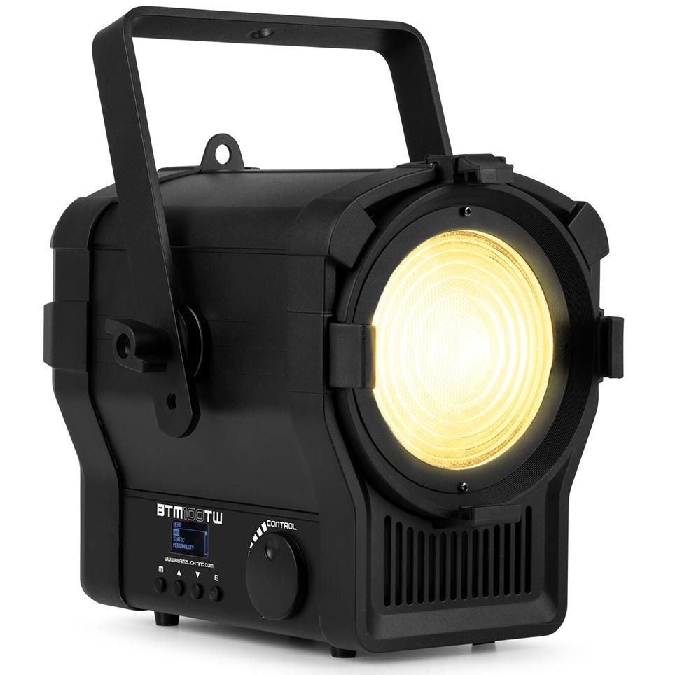 BeamzPRO BTM100WW Fresnel Zoom 100W WW 3200K LED Light
