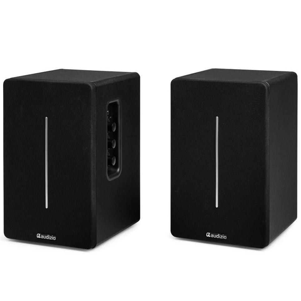 Audizio KS01B Active Bookshelf Speaker Set 120W BT - Black