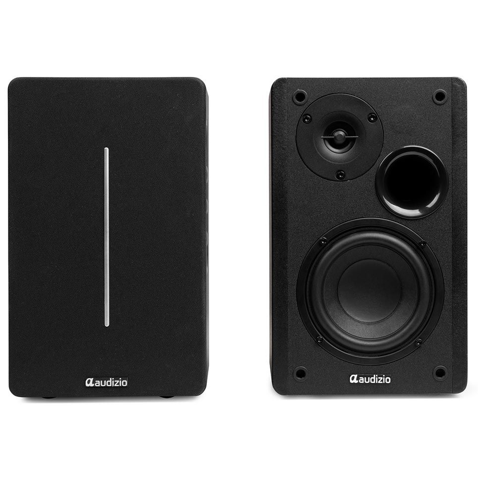 Audizio KS01B Active Bookshelf Speaker Set 120W BT - Black