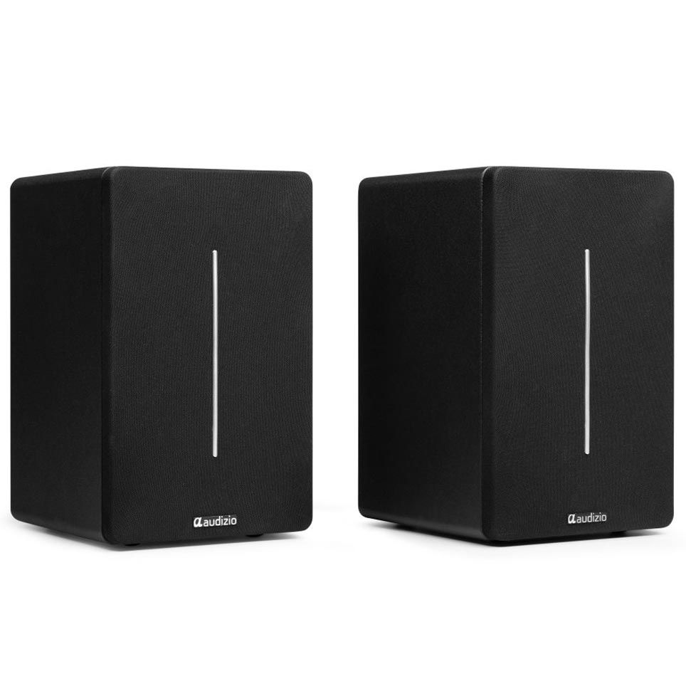 Audizio KS01B Active Bookshelf Speaker Set 120W BT - Black