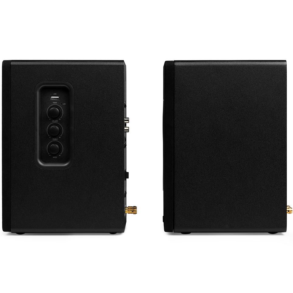 Audizio KS01B Active Bookshelf Speaker Set 120W BT - Black