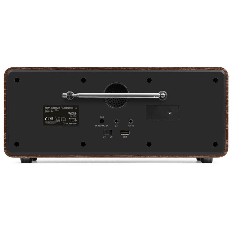 Audizio Foza WiFi Internet Stereo Radio with DAB+ (Wood)