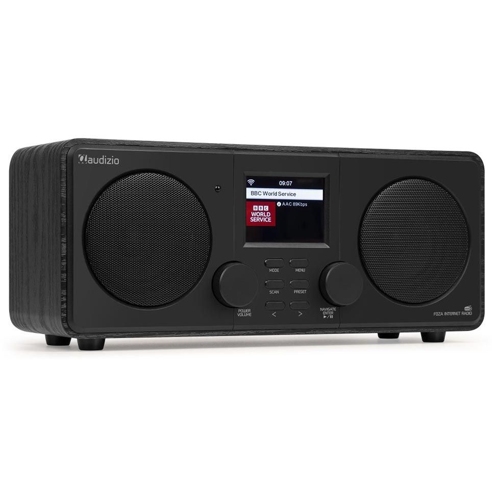 Audizio Foza WIFI Internet Stereo Radio with DAB+ (Black)