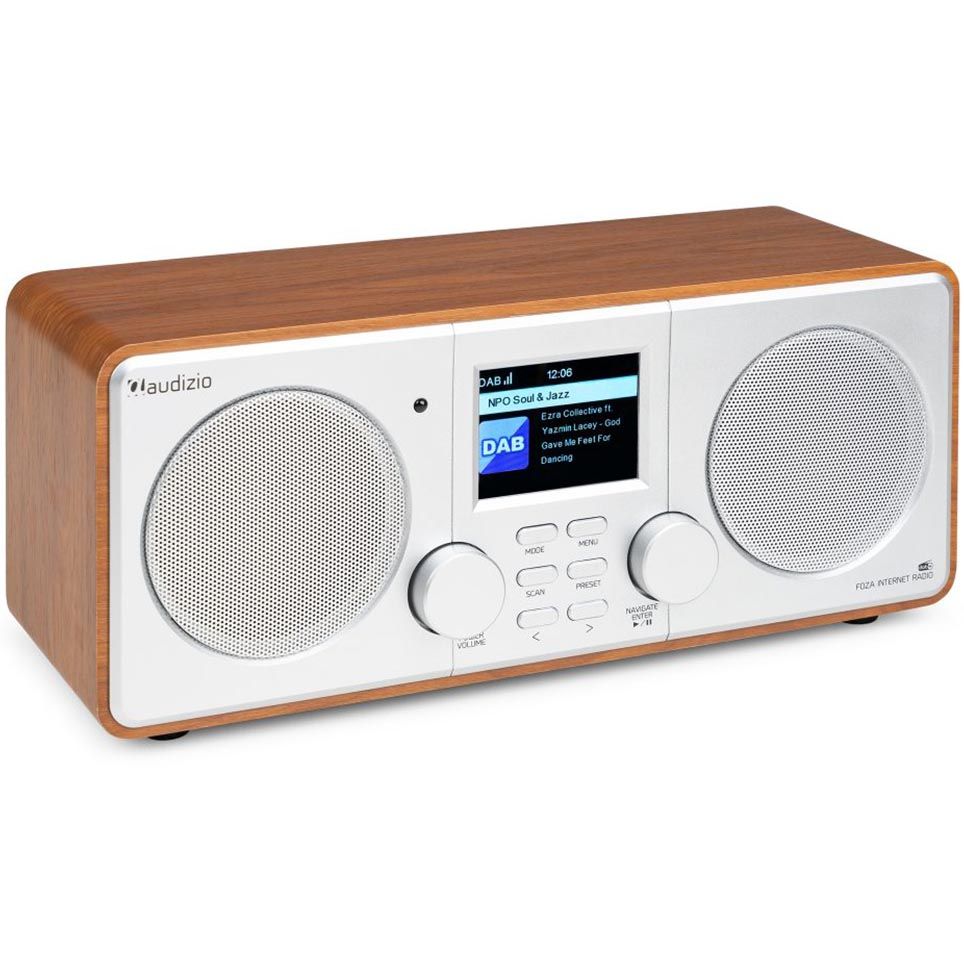 Audizio Foza WIFI Internet Stereo Radio with DAB+ (Silver)