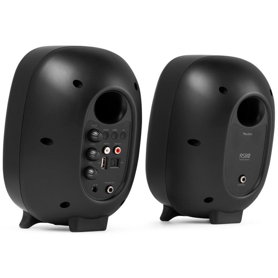 Audizio RS80 Active Bookshelf Speaker Set 160W BT