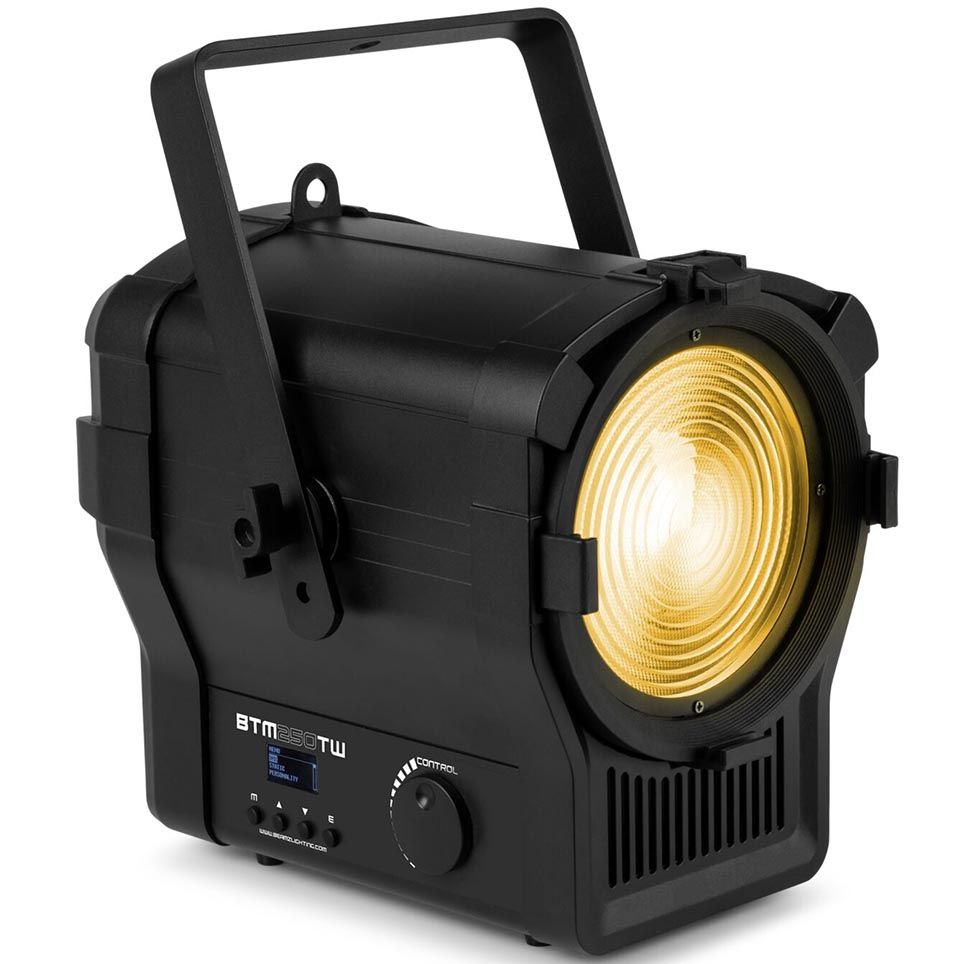BeamzPRO BTM250TW Fresnel Zoom 250W Tunable WW/CW LED Light