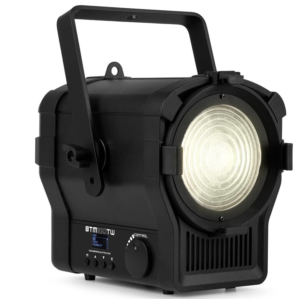 BeamzPRO BTM100TW Fresnel Zoom 100W Tunable WW/CW LED Light