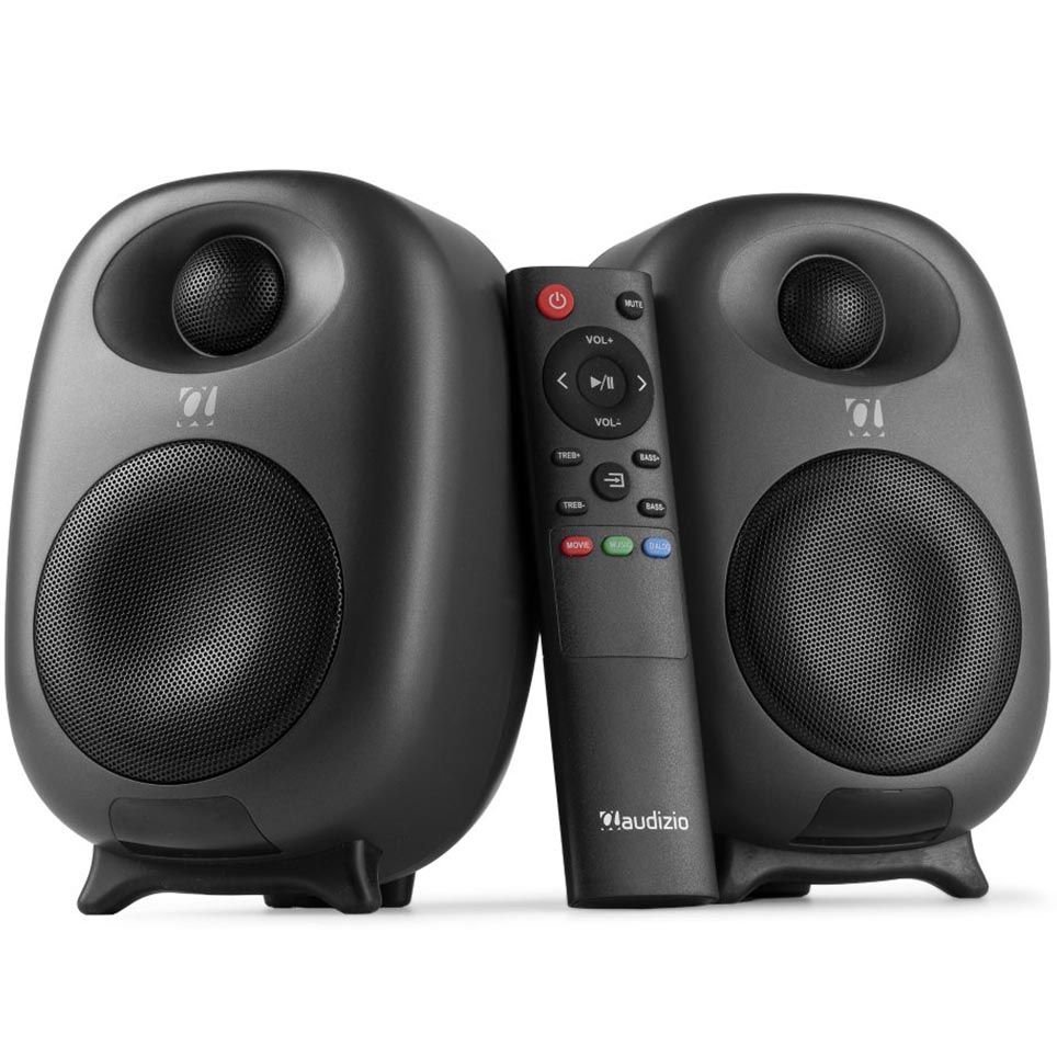 Audizio RS60 Active Bookshelf Speaker Set 120W BT