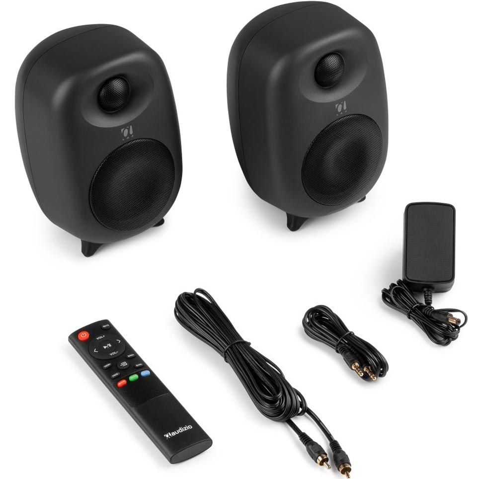 Audizio RS60 Active Bookshelf Speaker Set 120W BT