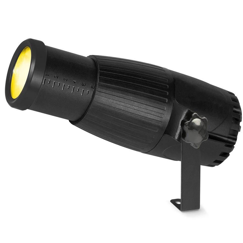 Beamz PSZ18W LED Pin Spot Light 18W RGBW with Zoom