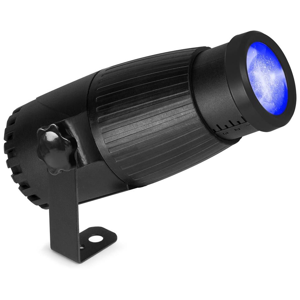Beamz PSZ18W LED Pin Spot Light 18W RGBW with Zoom