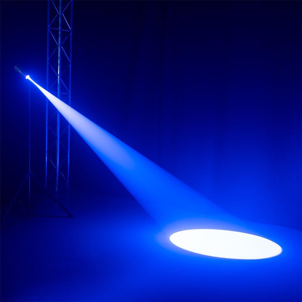 Beamz PSZ18W LED Pin Spot Light 18W RGBW with Zoom