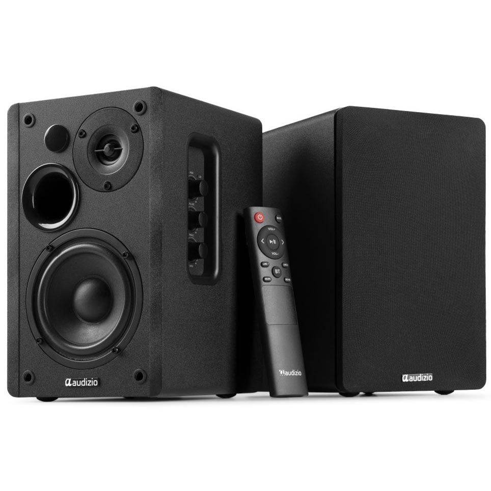 Audizio KS01 Active Bookshelf Speaker Set 80W Black