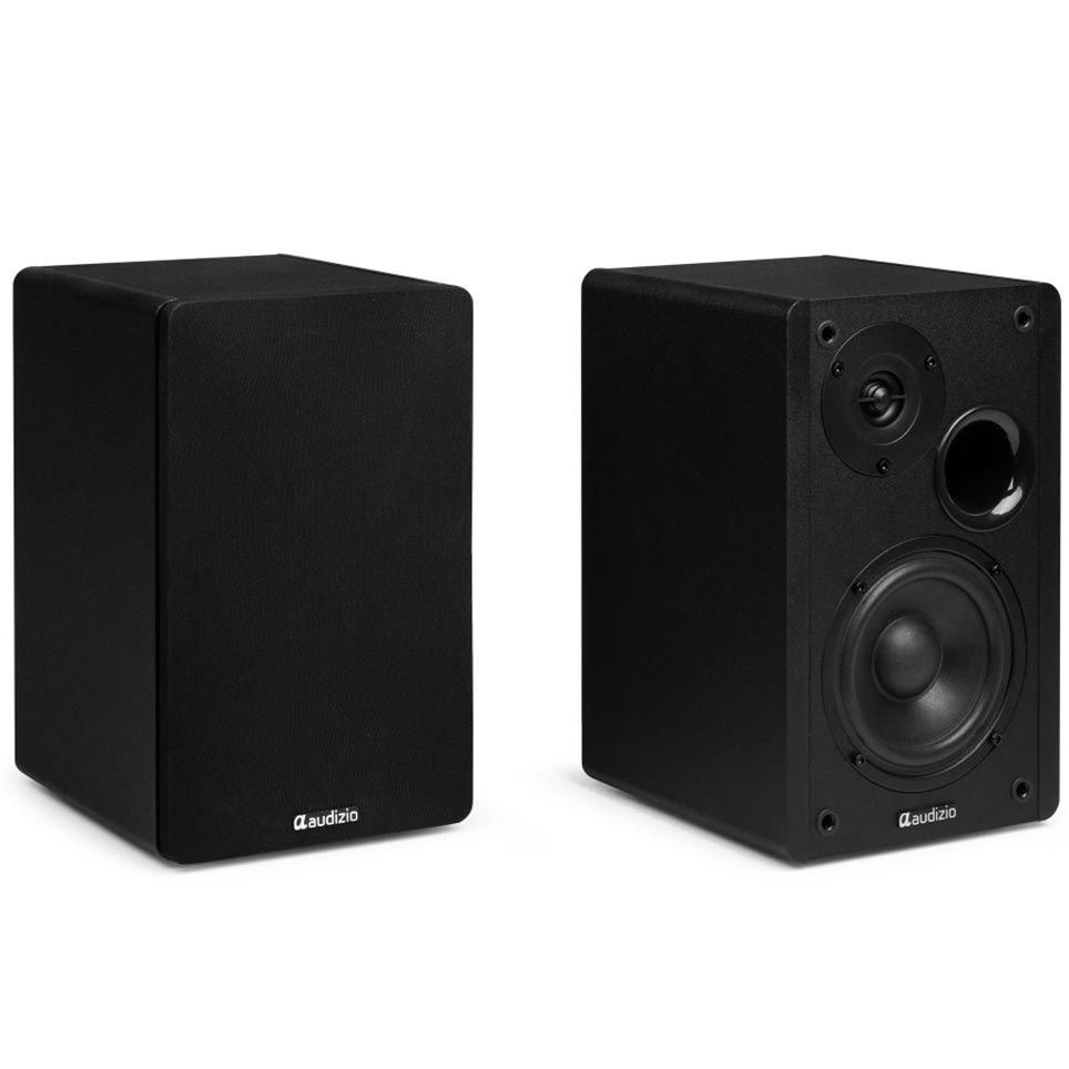 Audizio KS01 Active Bookshelf Speaker Set 80W Black