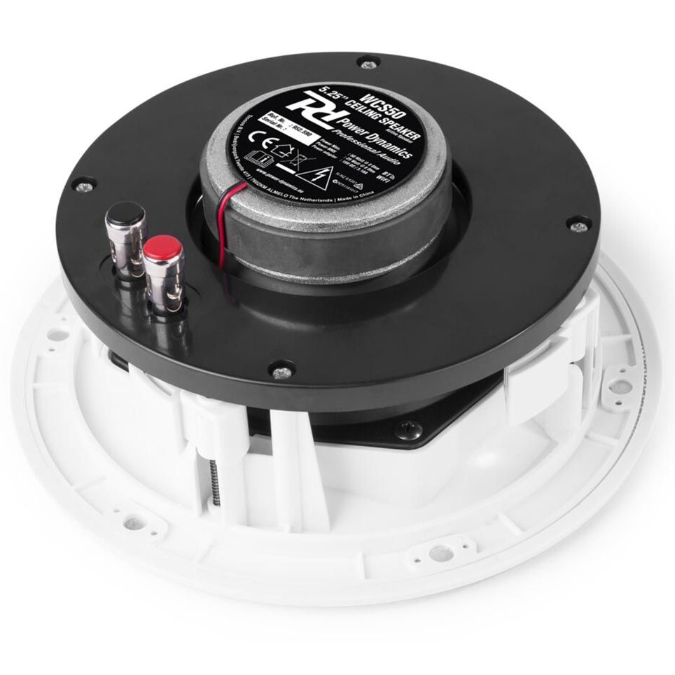 Power Dynamics WCS50 WiFi/BT Amplified Ceiling Speaker Set 5.25″