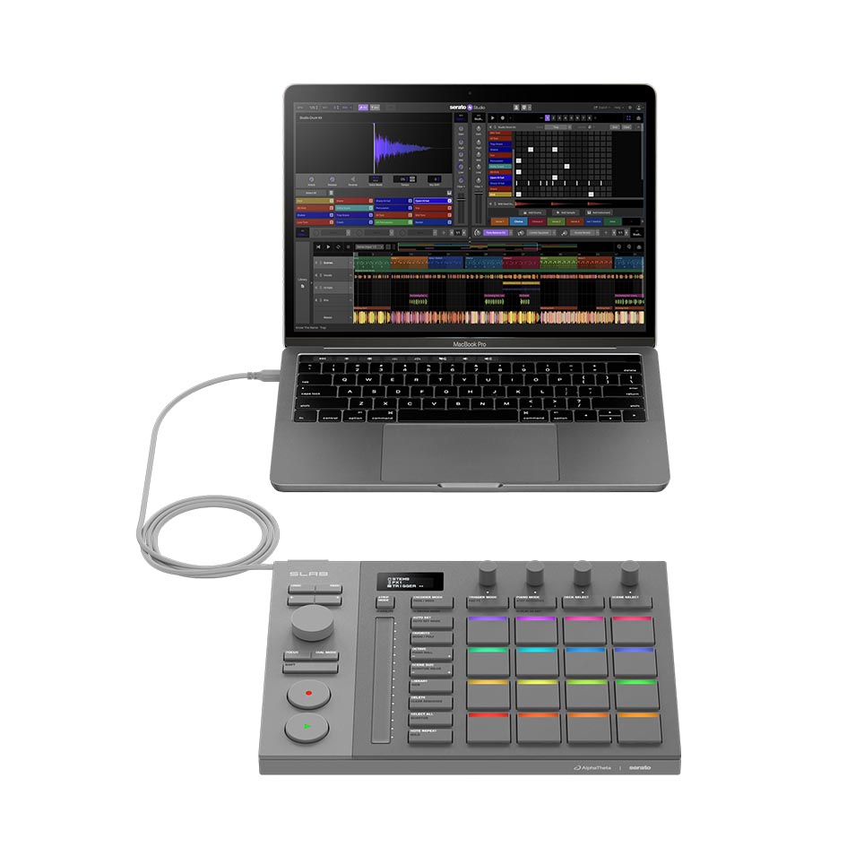 AlphaTheta SLAB Serato Studio MIDI Pad Controller - Image 6