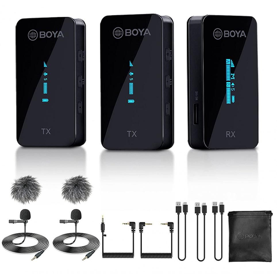 Boya BY-XM6-S2 2.4GHz Ultra-Compact Wireless Microphone System