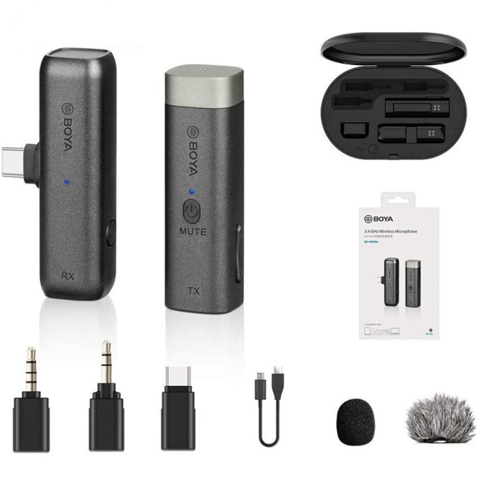 Boya BY-WM3U Digital True-Wireless Microphone System for Android