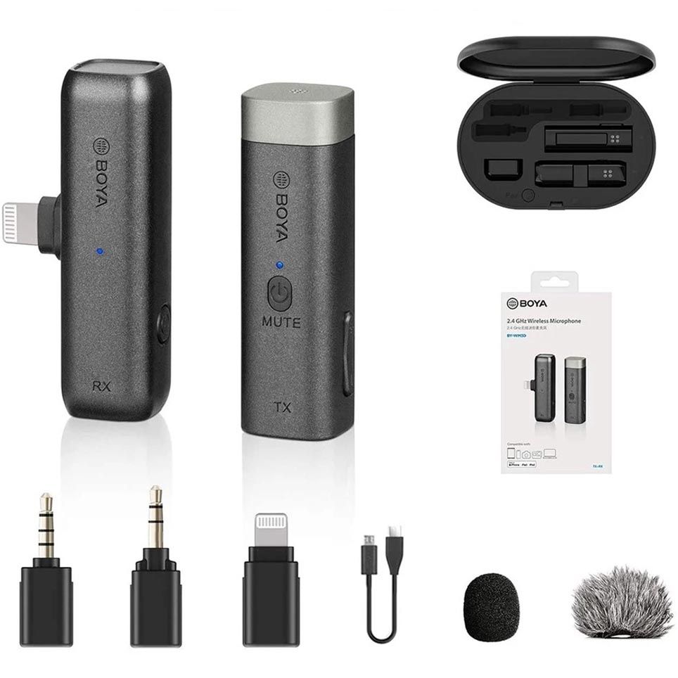 Boya BY-WM3D Digital True-Wireless Microphone System