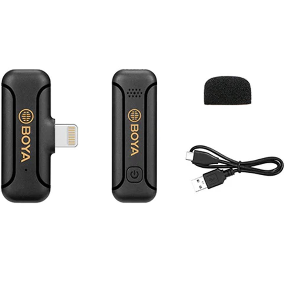 Boya BY-WM3T2-D1 2.4G Mini Wireless Microphone for iOS Devices