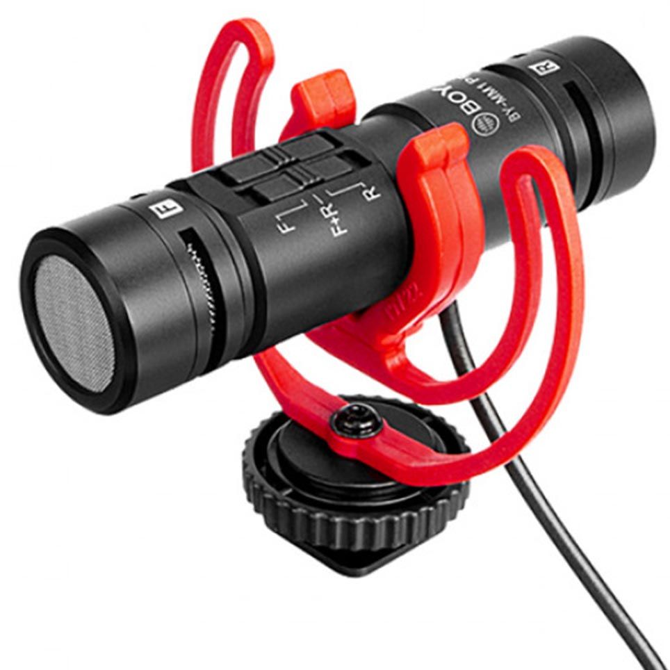 Boya BY-MM1 Pro Stereo/Mono Switchable Shotgun Microphone