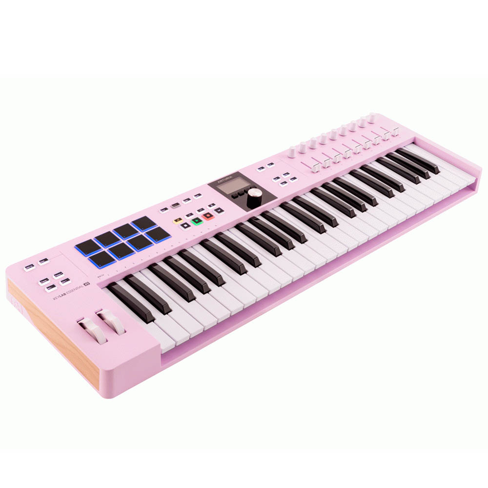 Arturia KeyLab Essential mk3 49-Key Universal MIDI Controller (Rose Quartz) - Image 3