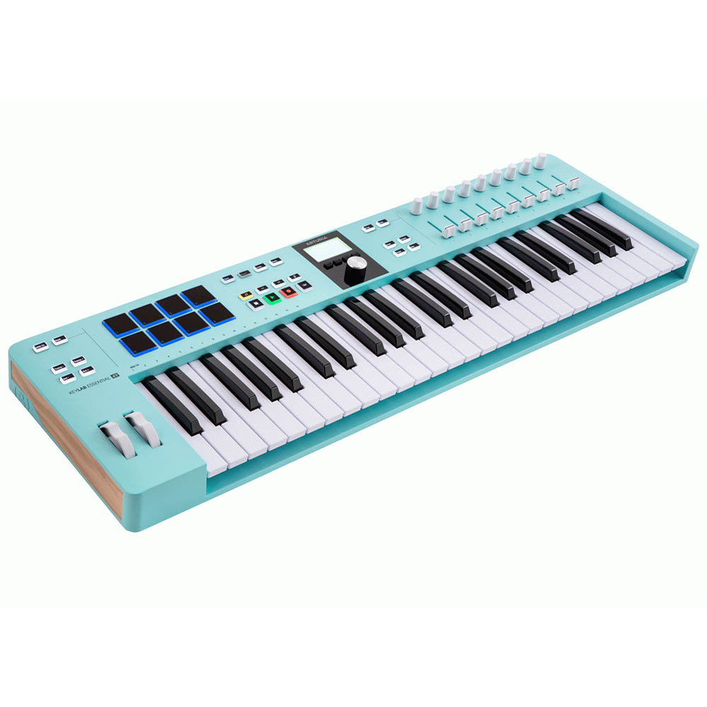 Arturia KeyLab Essential mk3 49-Key Universal MIDI Controller (Aquamarine) - Image 4
