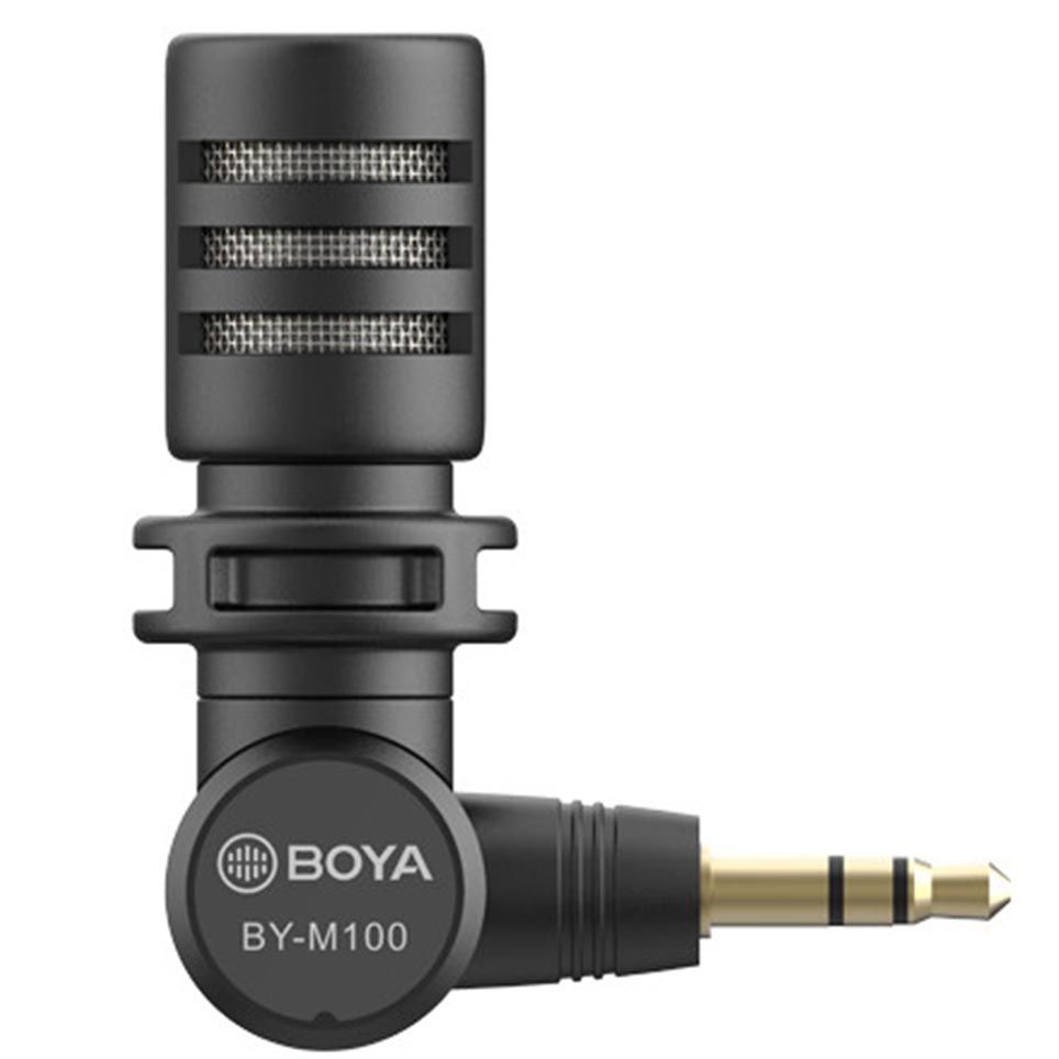 Boya BY-M100 Plug & Play Microphone (3.5mm) for DSLR, Camcorder & Recorder