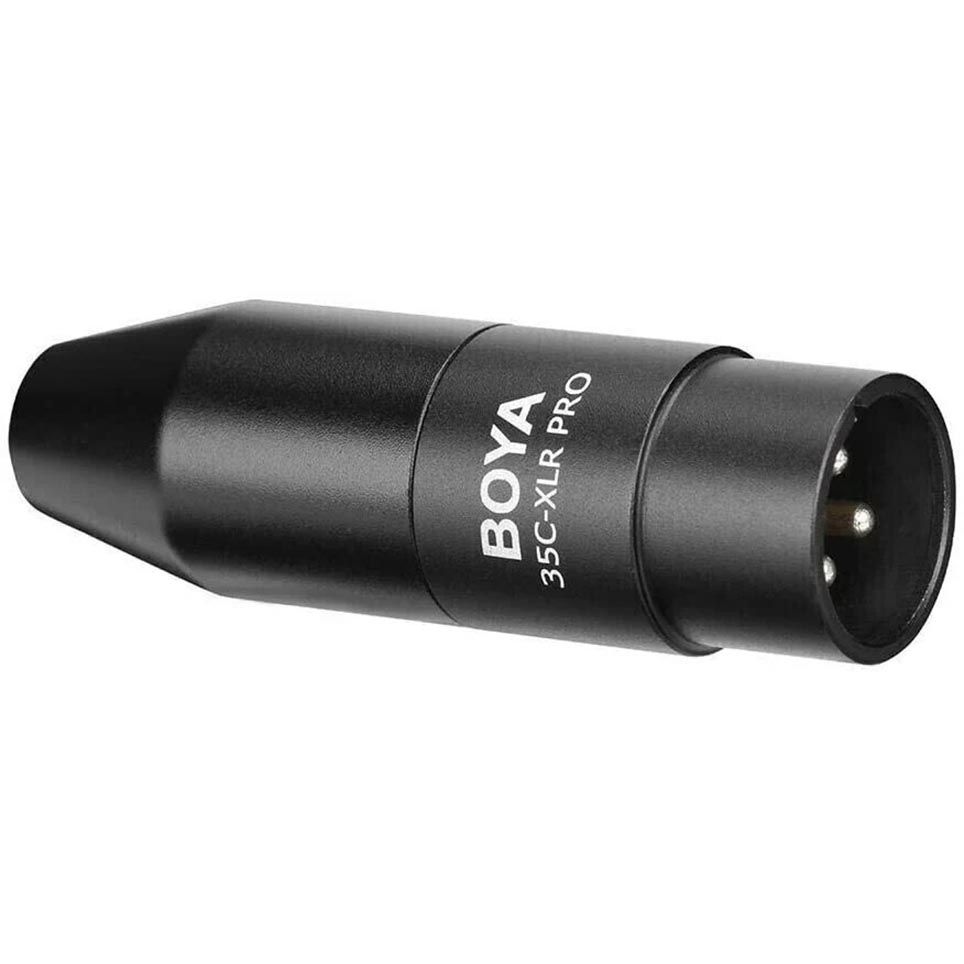 Boya 35C-XLR Pro Mini Jack to XLR Converter