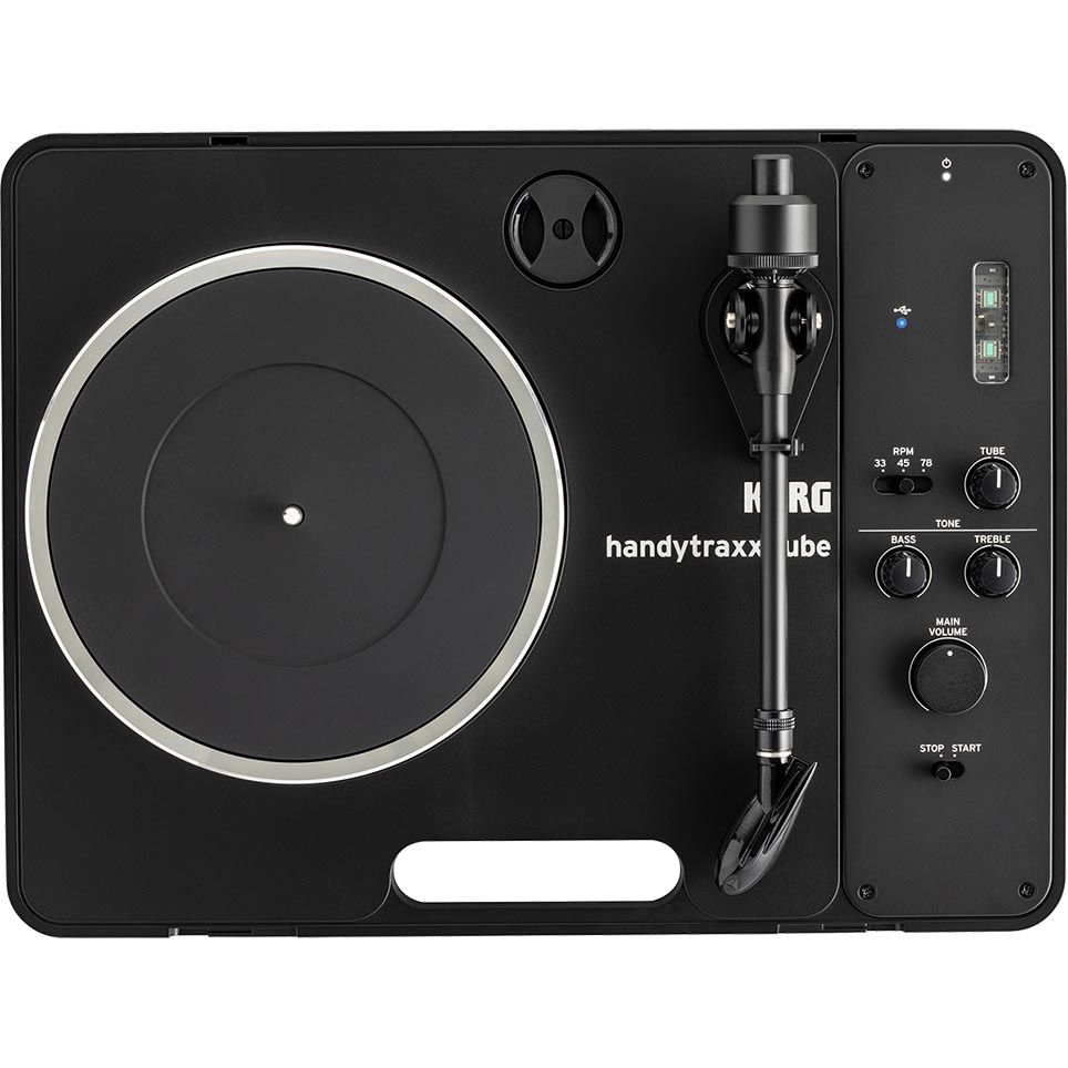 KORG Handytraxx Tube Performance Turntable with Tube and Jico Clipper Cartridge