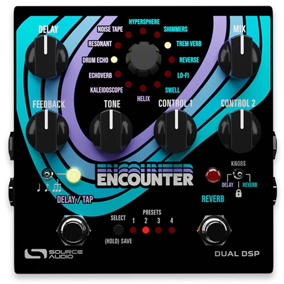 Source Audio Encounter Delay+Reverb Effects Pedal