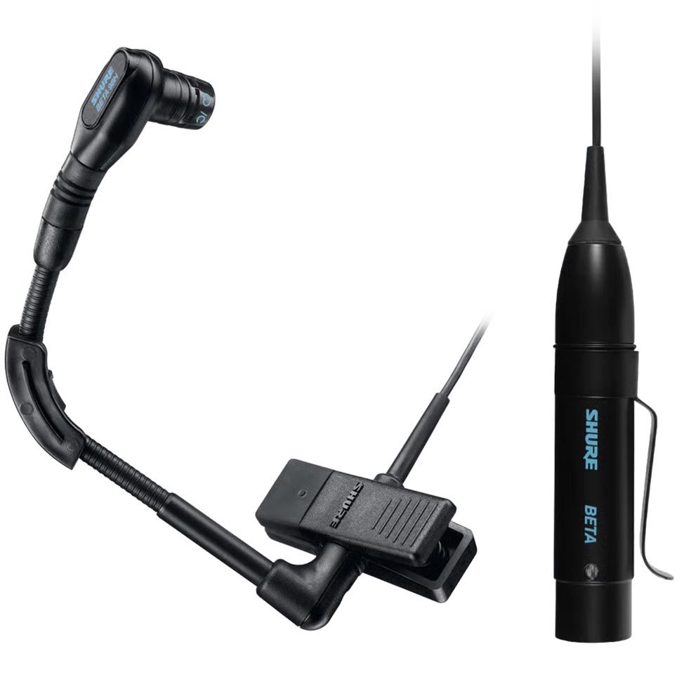 Shure Beta 98HC Clip-On Cardioid Condenser Instrument Microphone - Wireless