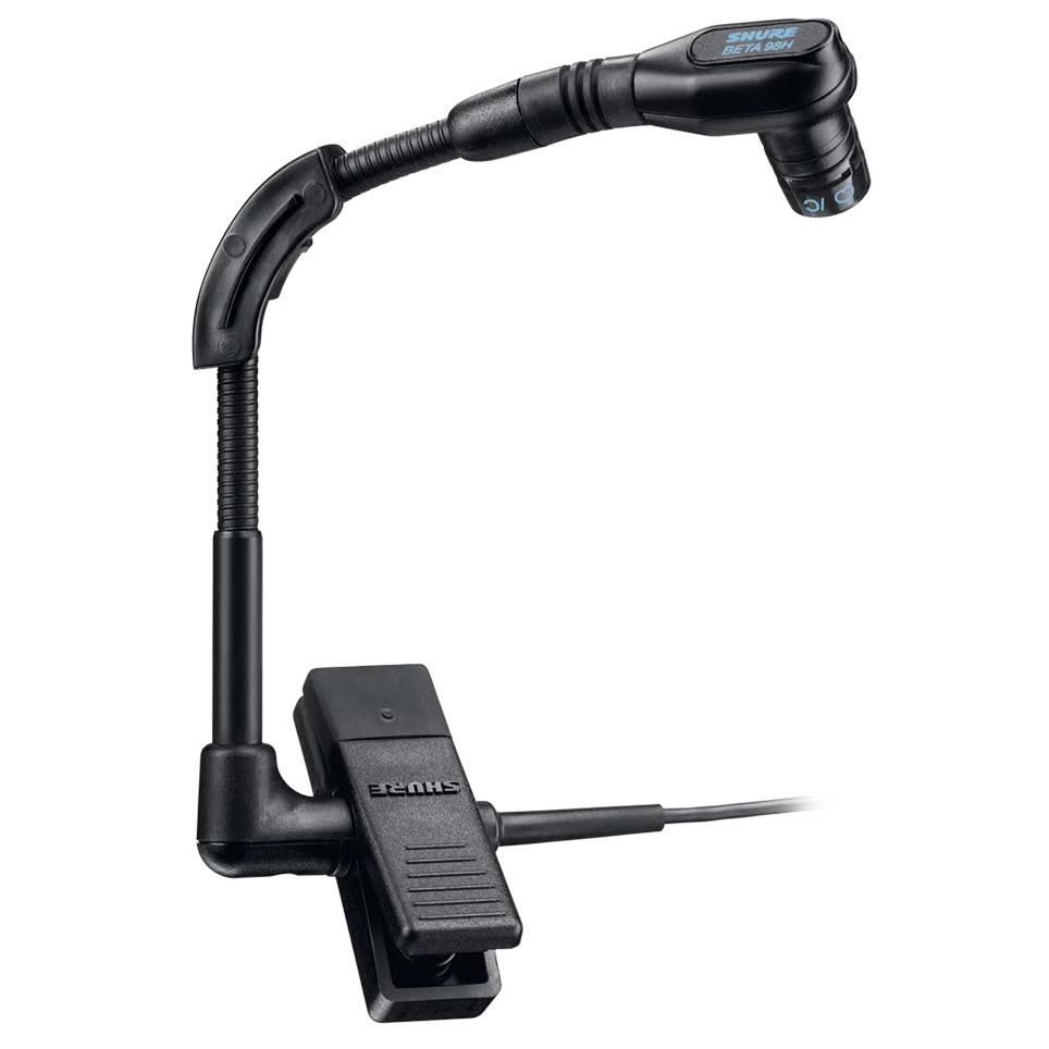 Shure Beta 98HC Clip-On Cardioid Condenser Instrument Microphone - Wireless