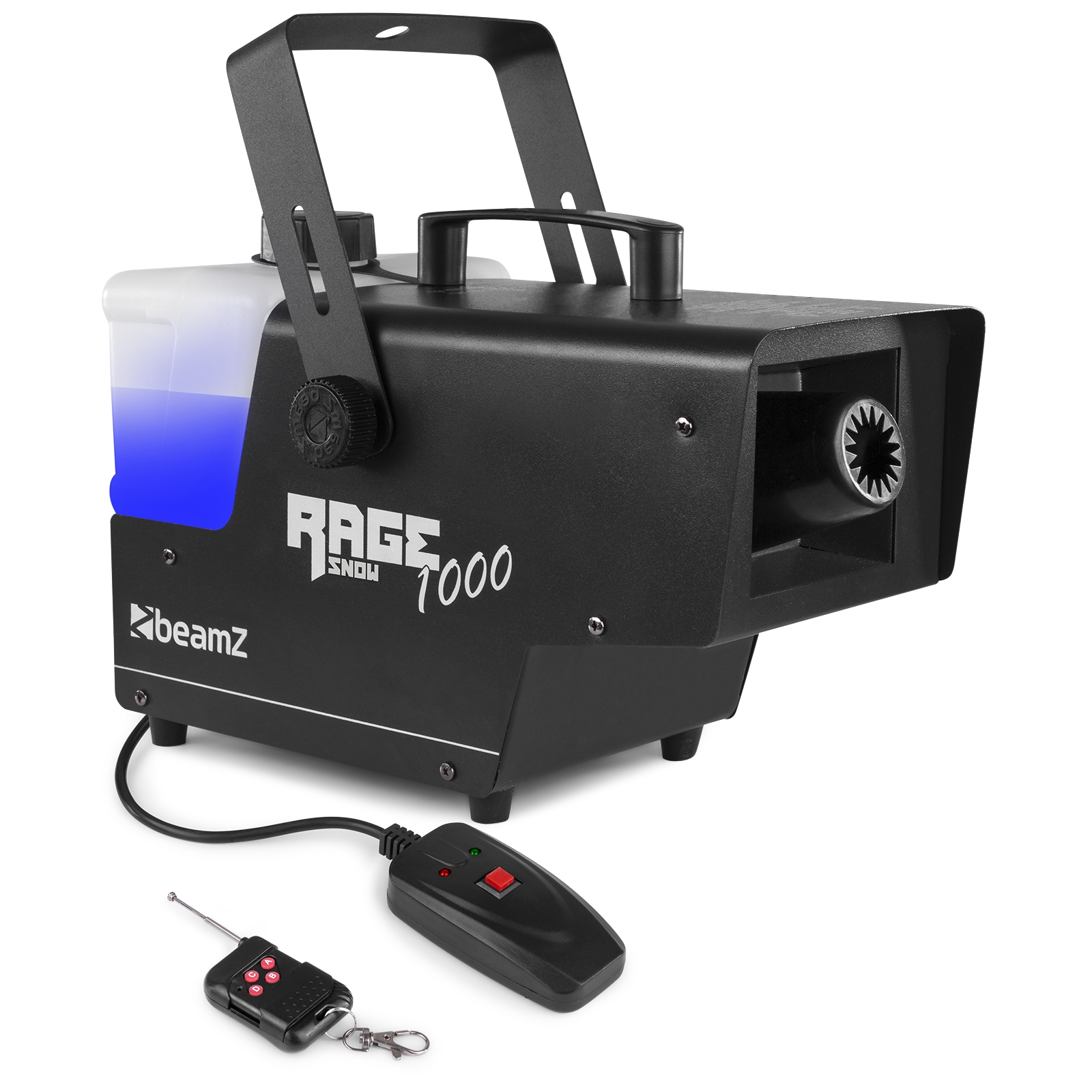 (B-STOCK) Beamz Rage 1000 Snow Machine with Wireless Controller