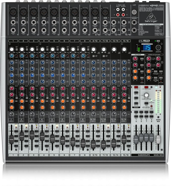 (OPEN BOX) Behringer X2442USB PA Mixer 24 Channel