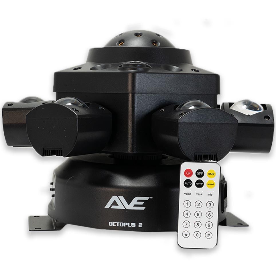 AVE OCTOPUS2 6-Head Matrix Moving Multi-Effect DMX Head Light