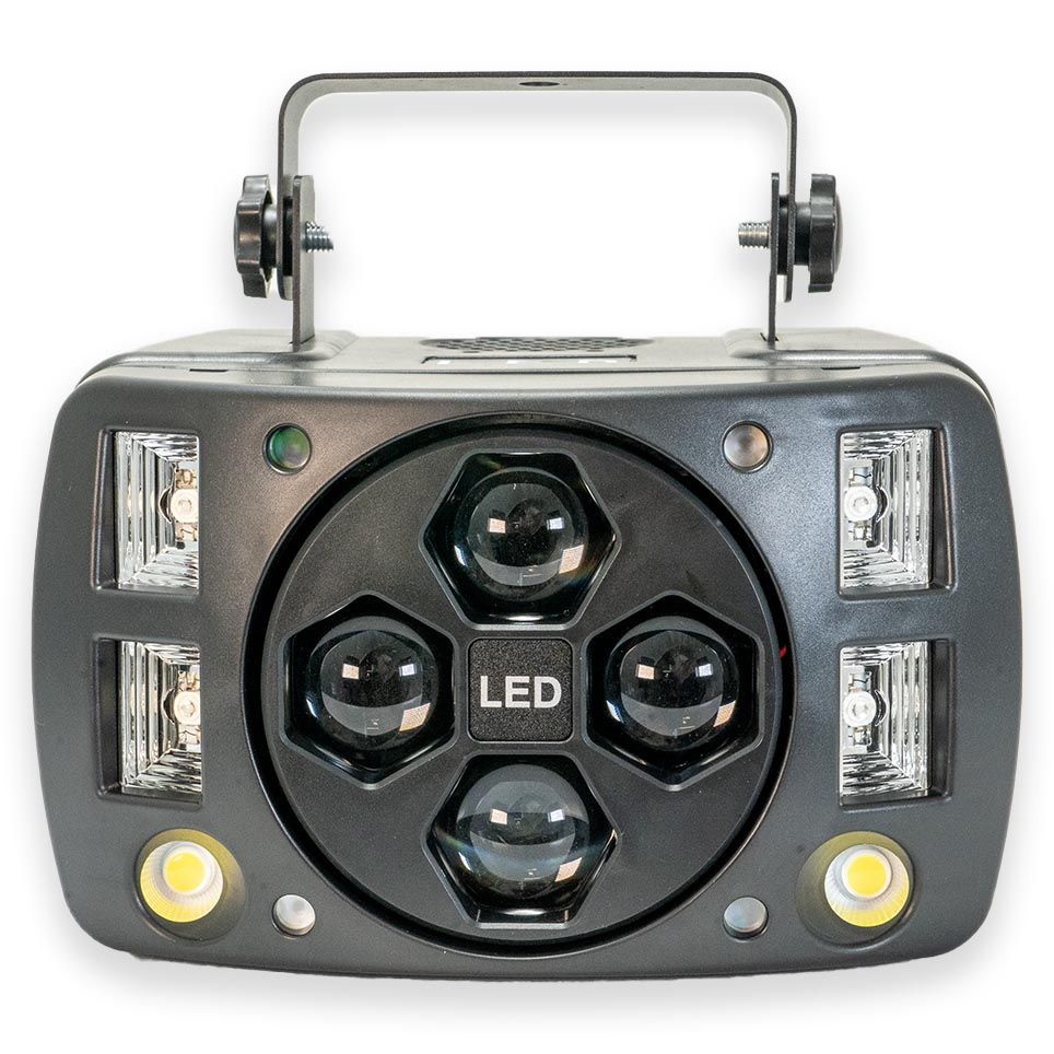 AVE DERBY-V1 4-Head RGBW Derby with Dual Lasers Multi-Effect DMX Stage Light