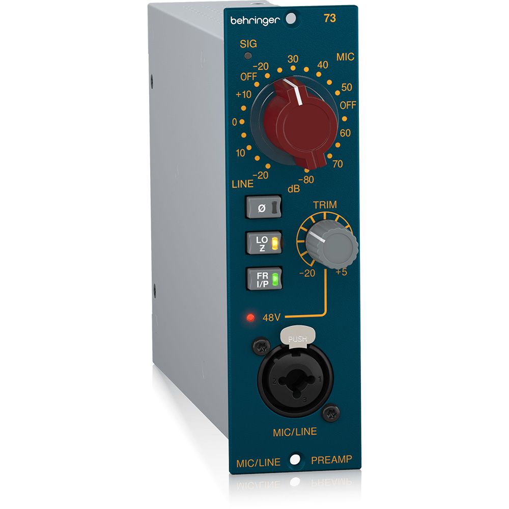 Behringer 73 Legendary Microphone Preamplifier with Custom-Built Midas Transformers