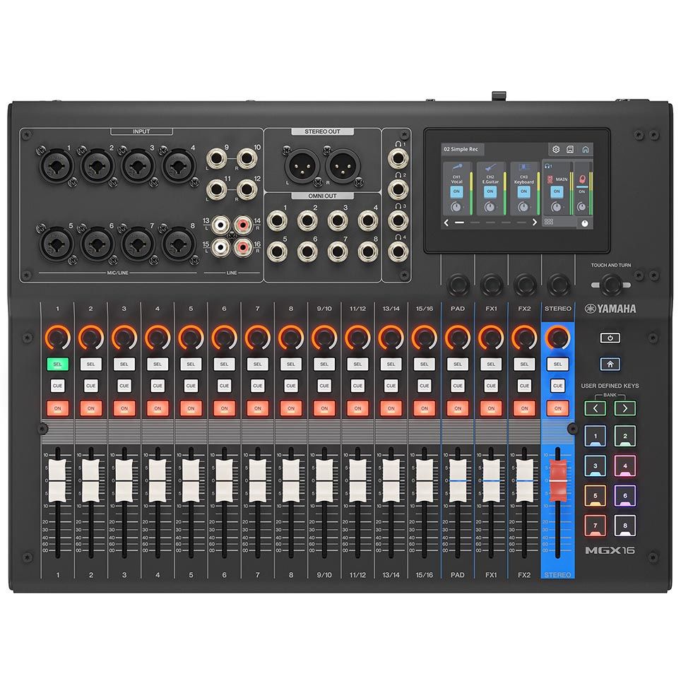 Yamaha MGX16 22-Channel Digital Mixing Console - Black